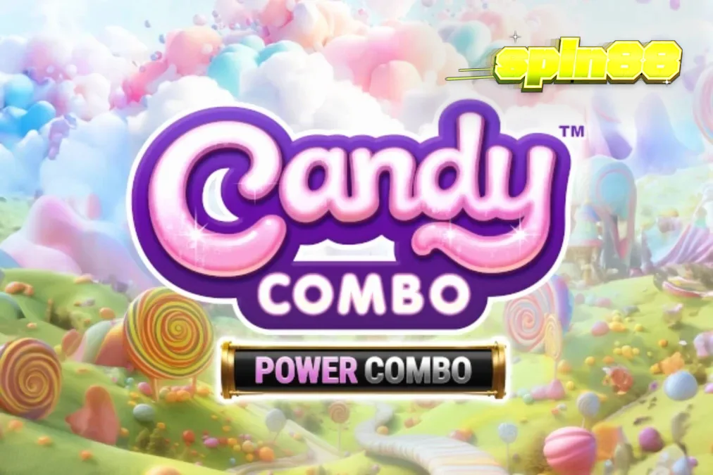 Tampilan visual slot Candy Combo Power Combo King Millions dengan tema kerajaan permen yang penuh warna.